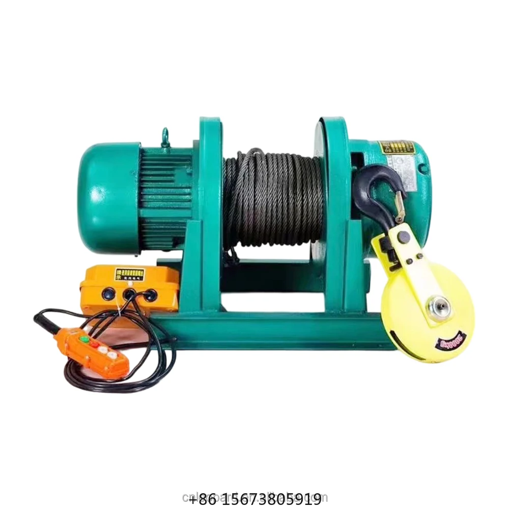 

Electric In-line Winch 1 Ton / 2 Ton Steel Wire Rope Building Hoist for Auto & Boat Use