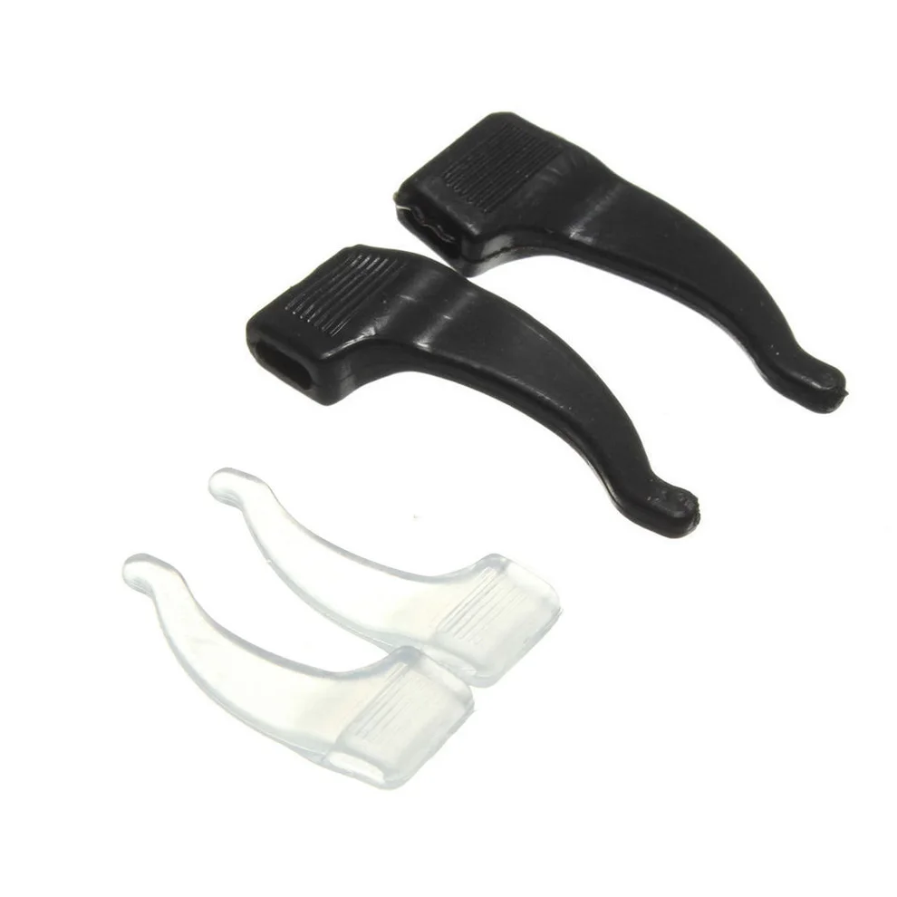 4Pair Anti-Slip Non-slip Glasses Ear Hooks Tip Eyeglasses Grip Temple Holder Silicone Clip Ear Hook Glasses Holder Accessories