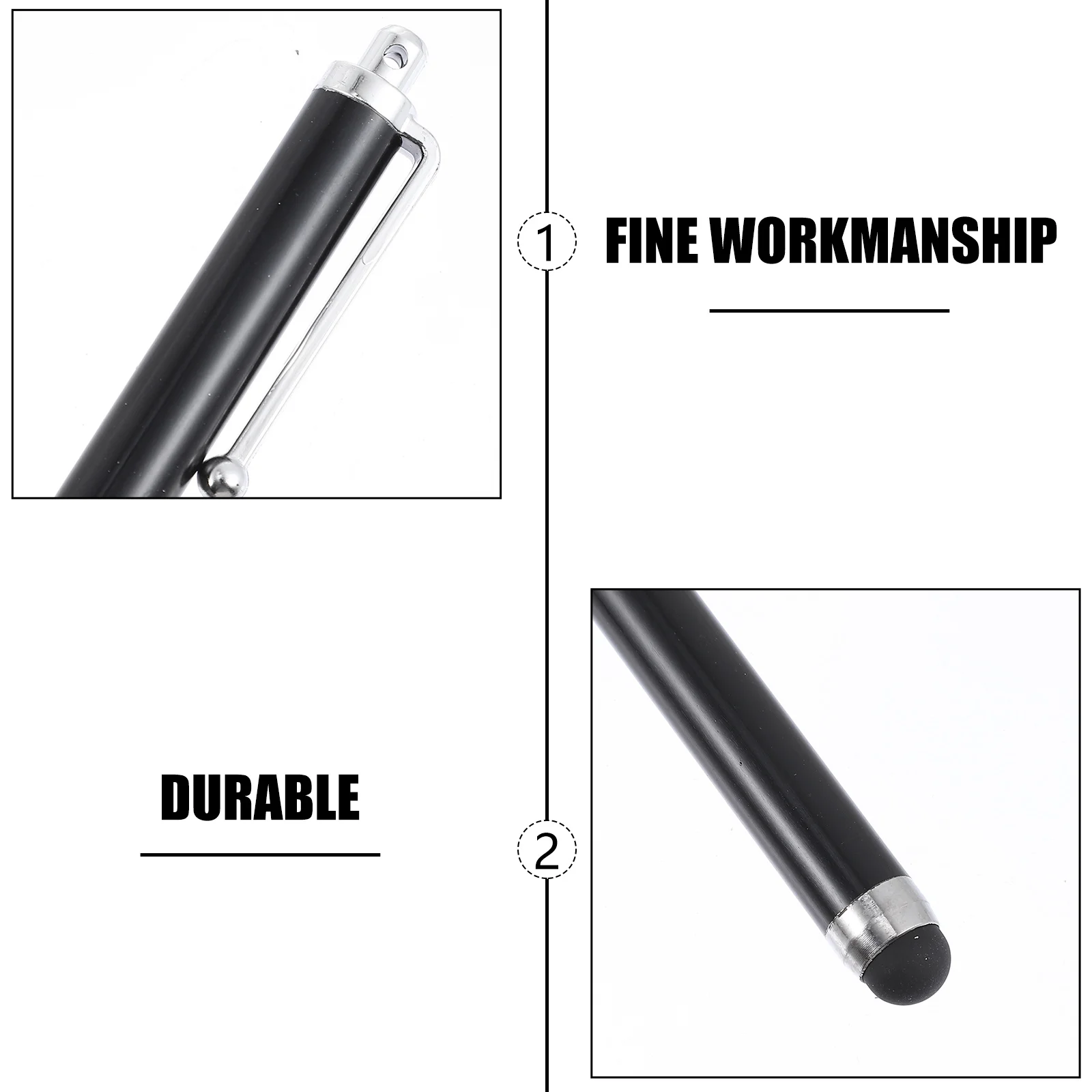 

20 Pcs Capacitive Stylus Screen Universal Aluminum Tablet Pens Smooth Writing Drawing Sensitivity Smartphone