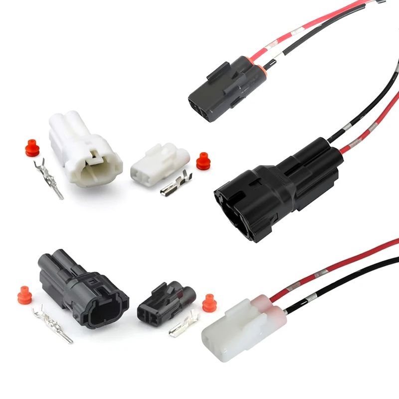 Conector arnés 2 pines coche impermeable