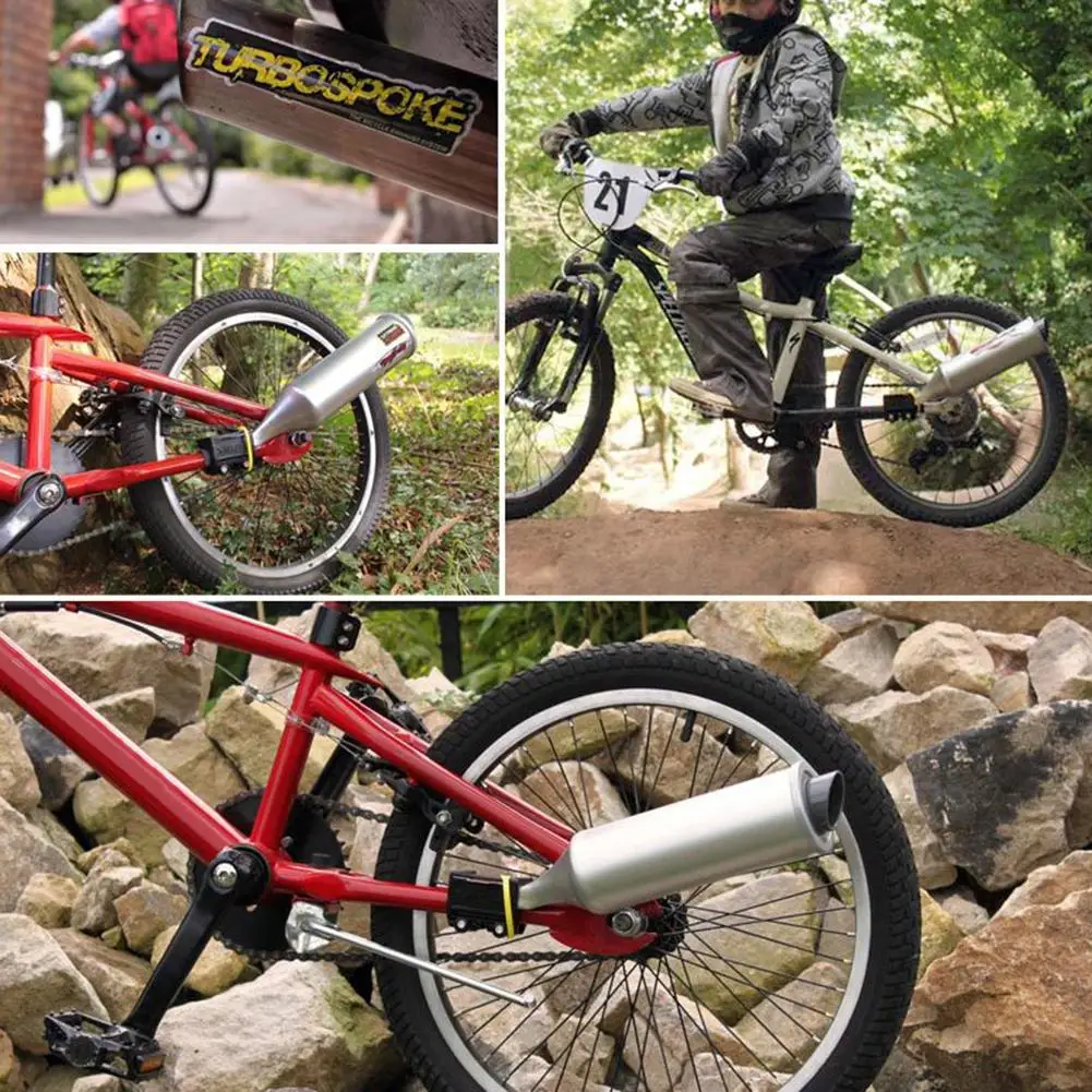 

Велосипедная турбина Выхлоп мотоцикла Шесть видов звуковых эффектов мотоцикла