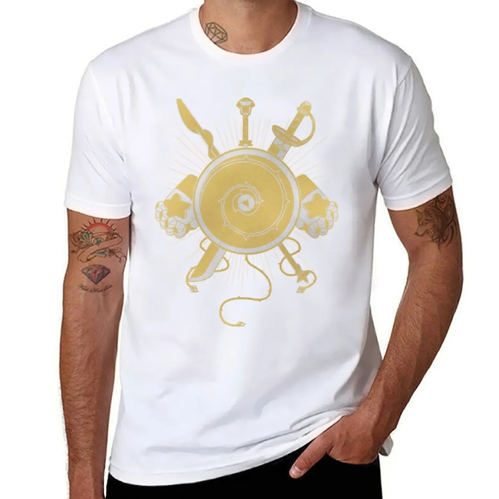 

Gems Weapons T-Shirt t shirt man plain man t shirt cotton high quality T-Shirt