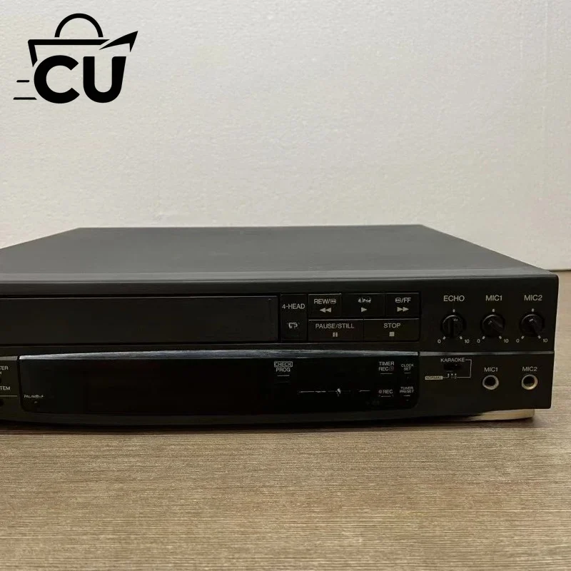 VHS VCR Player and Video Converter, Transfer Home Movies To DVD or Digital File Via USB, Compatible with TV, Preserve Old Video
