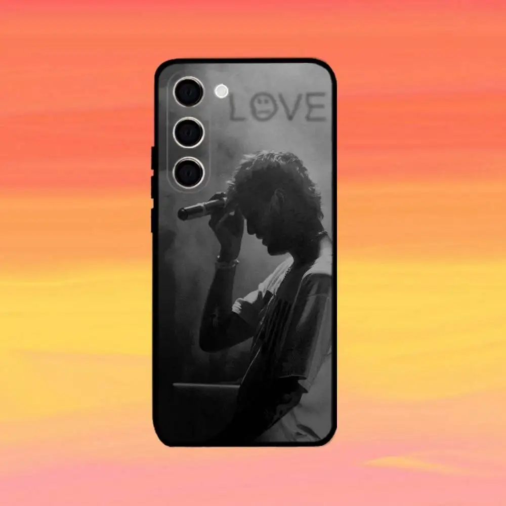 Rapper Lil Peep Hell Bo Telefoon Case Voor Samsung Galaxy A73,A72,A71,A70,A52,A51 Anderen Zachte Zwarte Cover