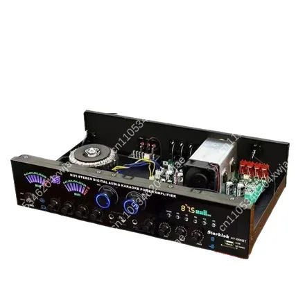 

Professional 7.1 Channel Home Theater Amplifier AV666BT 800W with Dual Display Bluetooth Karaoke