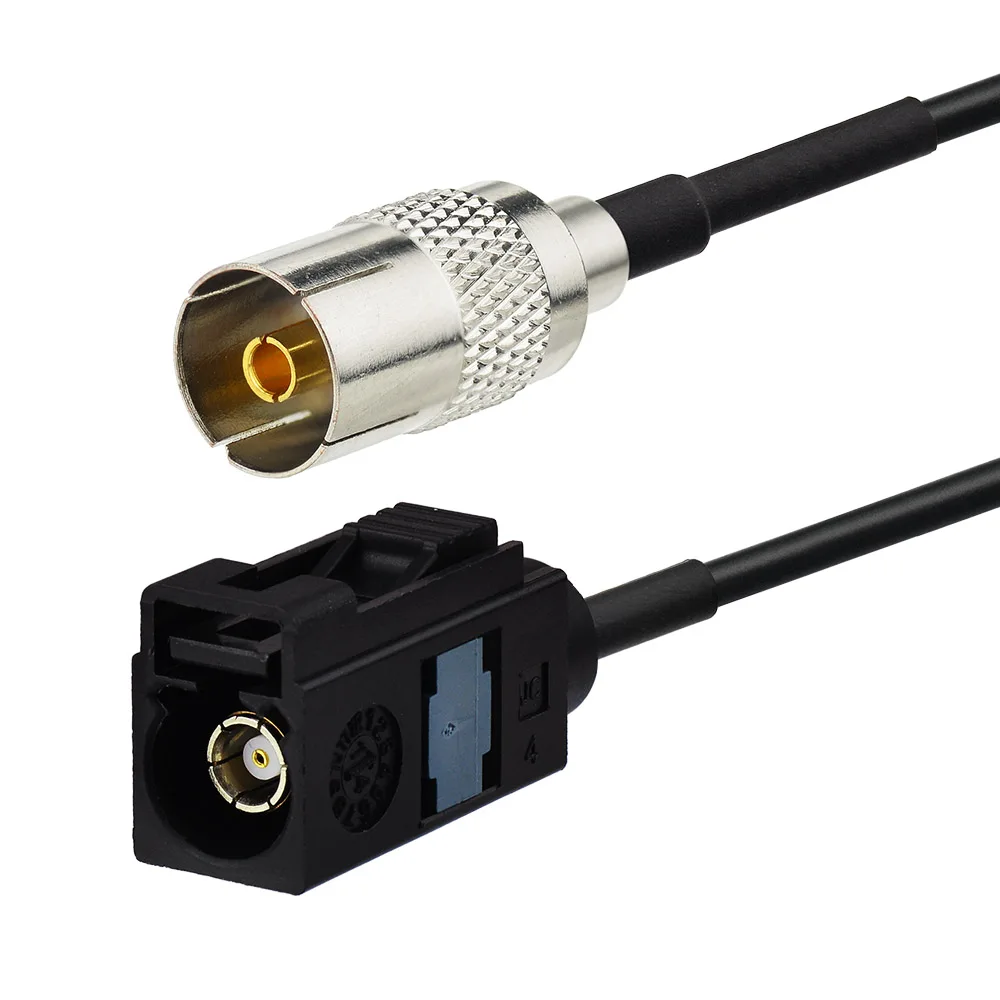 

Superbat Fakra "A" Jack Straight to TV Female Straight Pigtail Cable RG174 20cm Fakra Cable Assembly