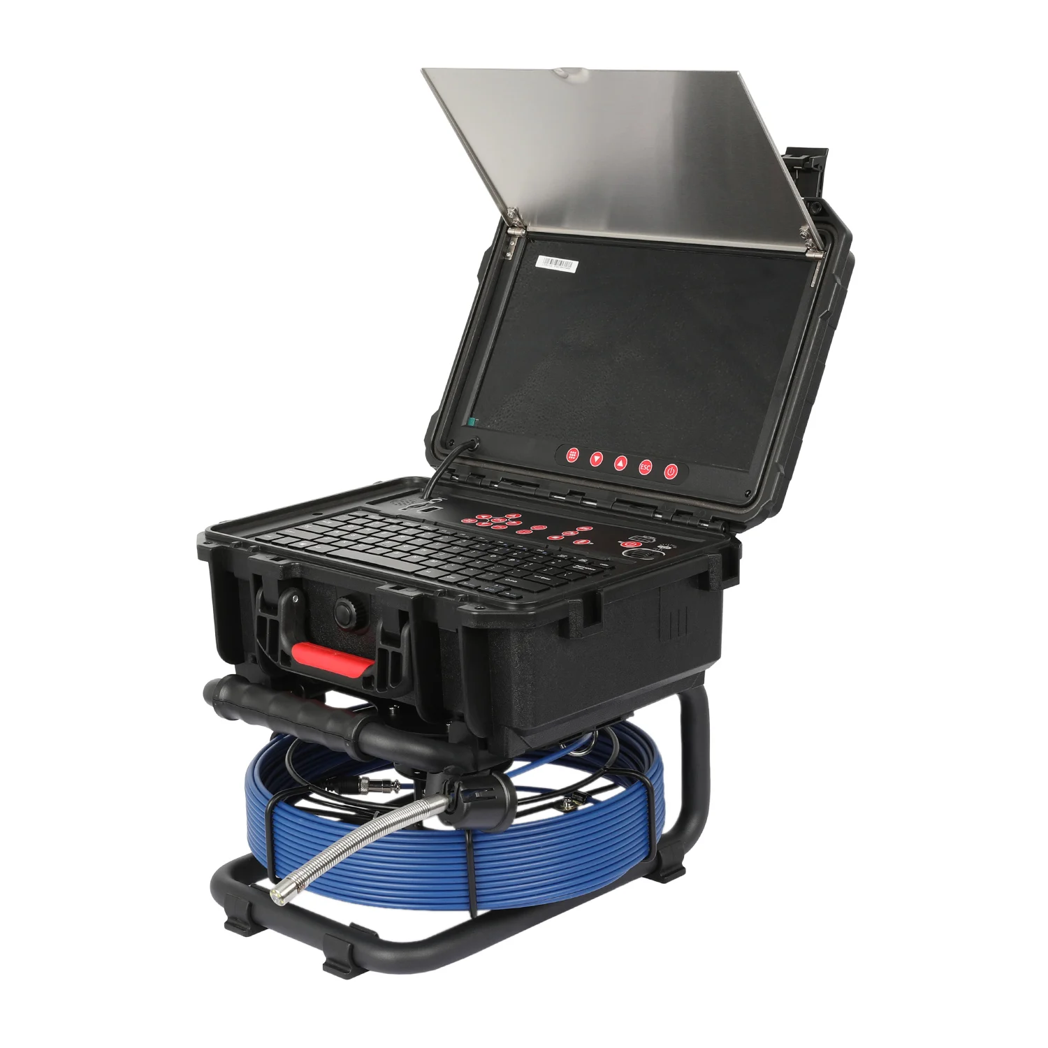 

Good seller Sewer Drain Sewage Drainage HD Pipe Inspection CCTV Camera Qy6566-12.8mm (10M) 13.3 Inch 512Hz 4.8mm Blue Cable