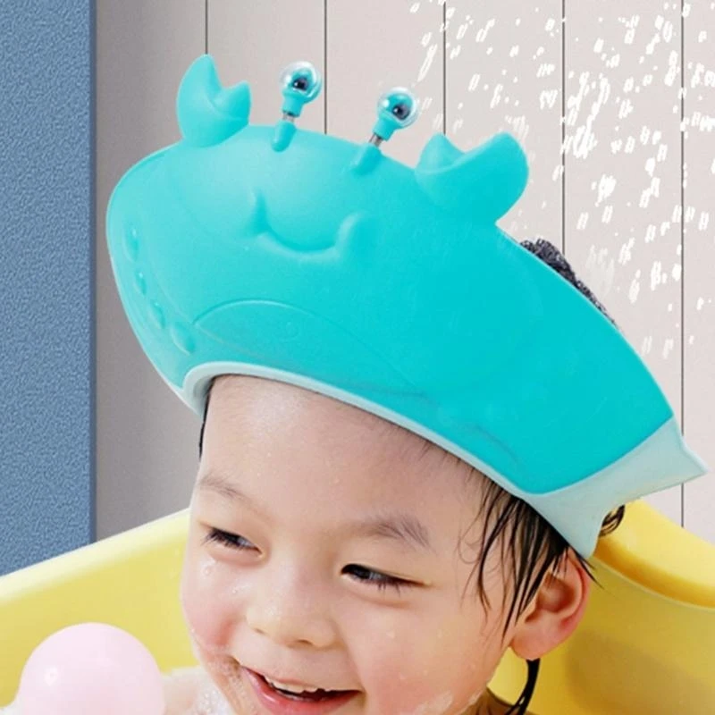 J15U Cuffia per doccia per bambini Protezione per visiera per bagno Cuffia per doccia per neonati