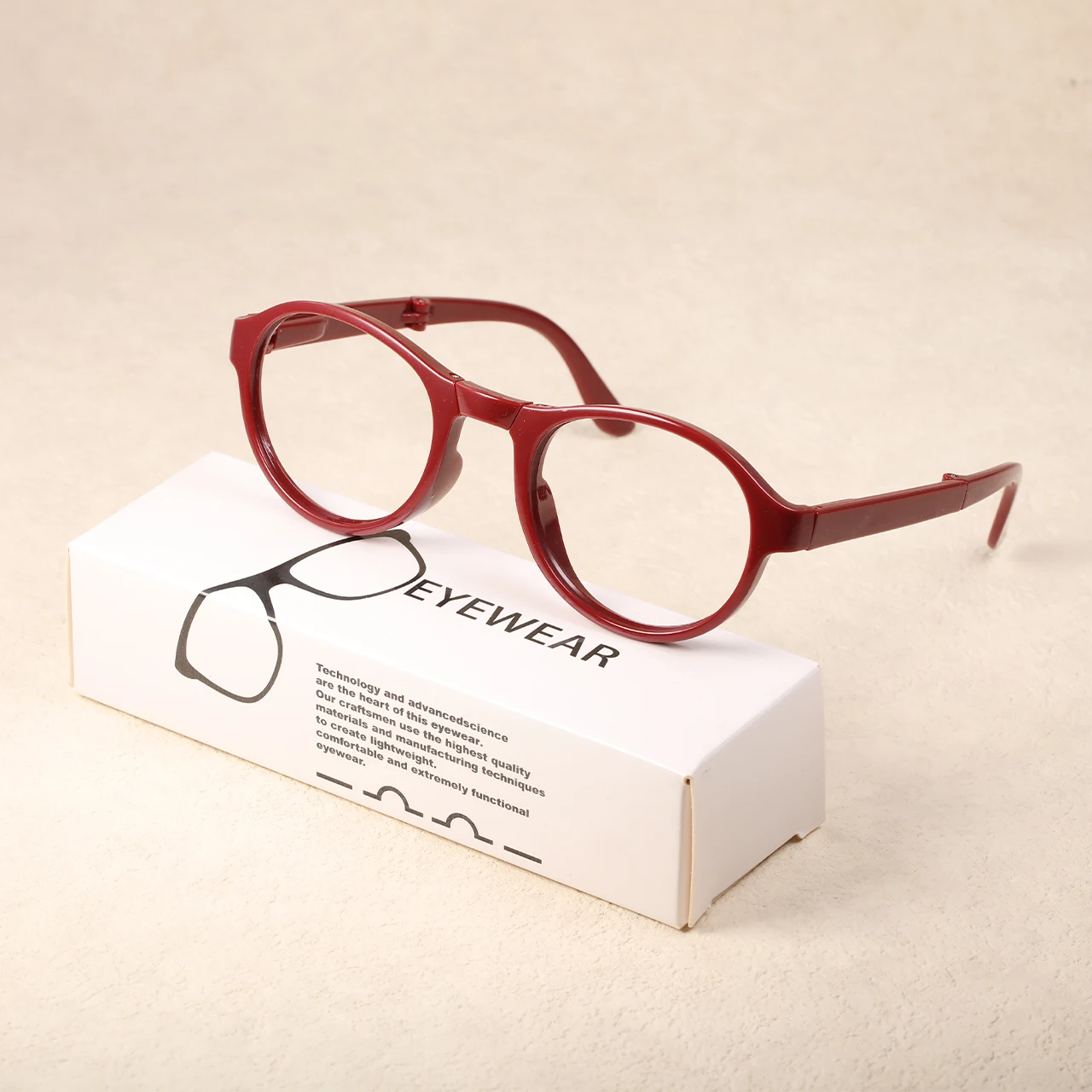 1/2PCS Auto-Focus Foldable Reading Glasses – Portable Pocket Size, Blue Light Blocking, Stylish Round Frames, Unisex Design