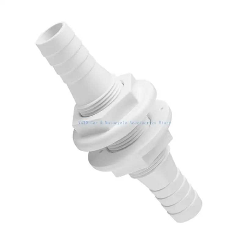 

L5BC Double Ended Thru Hull Connector 3/4" Hole Plastic Fitting Drainage Solution for Efficient Drainage In Marine Vessels