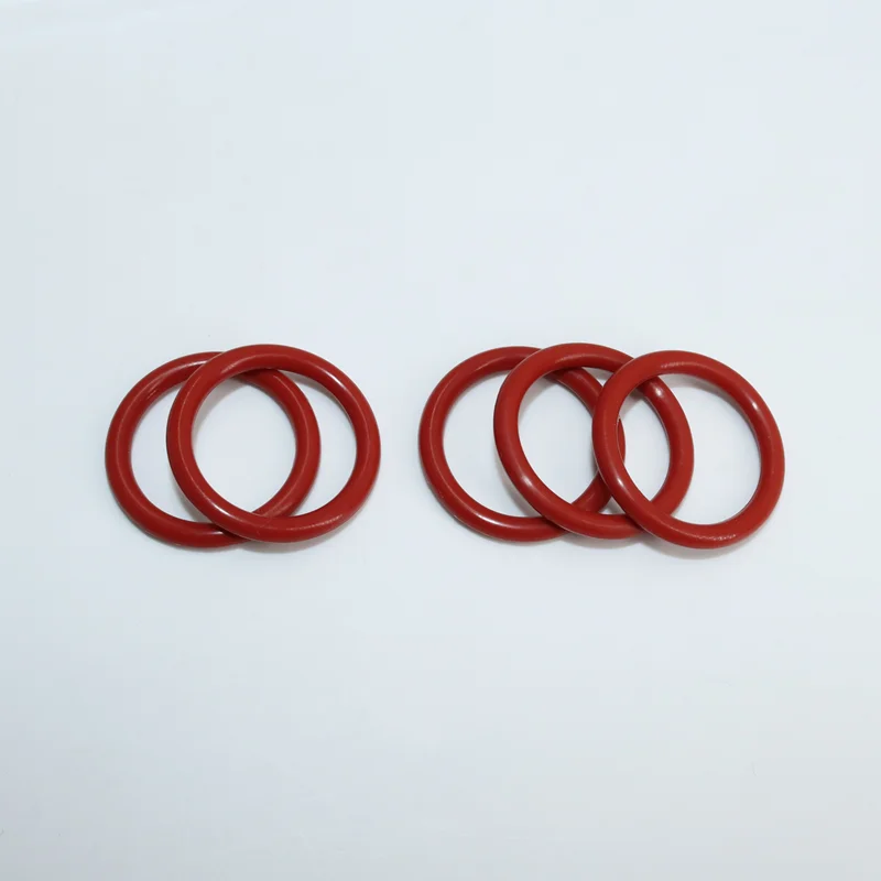 Silicone rosso O Ring VMQ ORing rondella di tenuta per uso alimentare resistente all'olio condizionatore automobilistico per auto ad alta temperatura Gaske idraulico