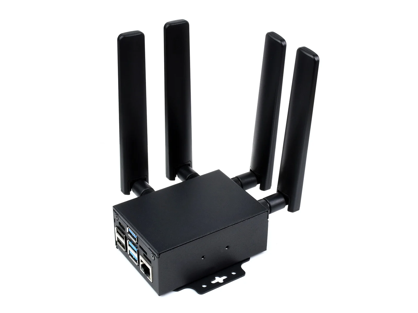 Waveshare RM500x / RM502x 5G HAT For Raspberry Pi Quad Antennas LTE-A Multi Band 5G/4G/3G Standard M.2 B KEY Slot Without Case