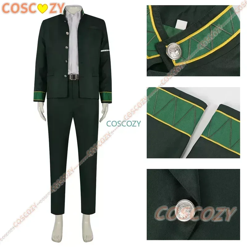 2024 New Anime Wind Breaker Akihiko Nirei Cosplay Costume Wig Rose Net Furin High School Uniform Suit Jacket Coat Pants Full Set