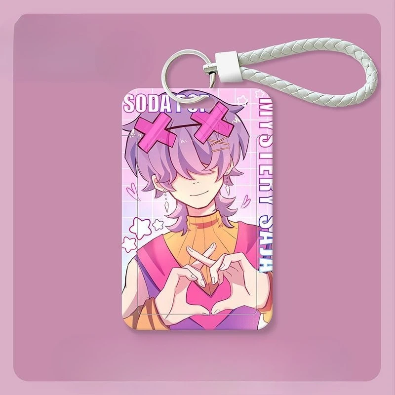 KPop Demon Hunters sweet and cute creative anime cartoon pattern fashion portable campus access and meal card protective case