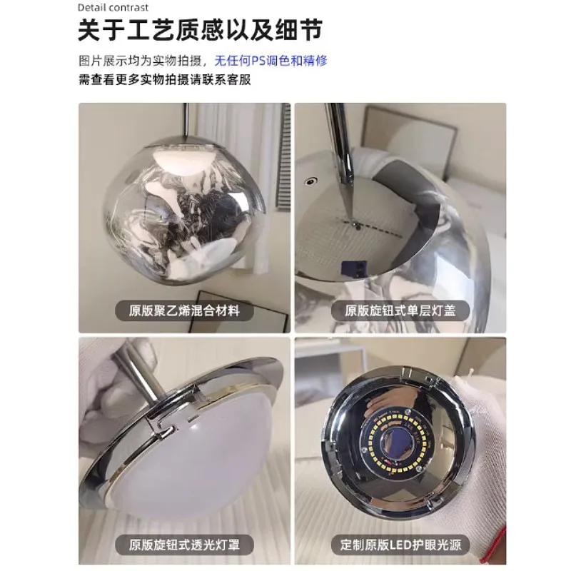 Lampu Gantung Lava Restoran Bar Lampu Villa Desainer Tangga Dupleks