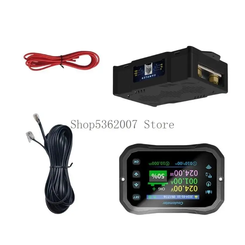 WiFi Coulomb Meter KM105F/KM110F/KM140F/KM160F Power Ammeter Lithium Battery Tester with Sampler 40JB