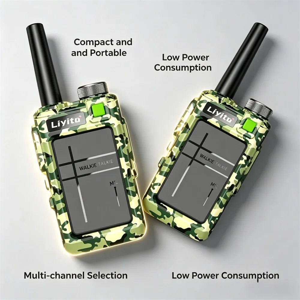 Motolola Walkie Talkie 2 Pack UHF 400-470MHz Long Range Two Way Radio Rechargeable Handheld for Outdoor Camping Hiking Adventure