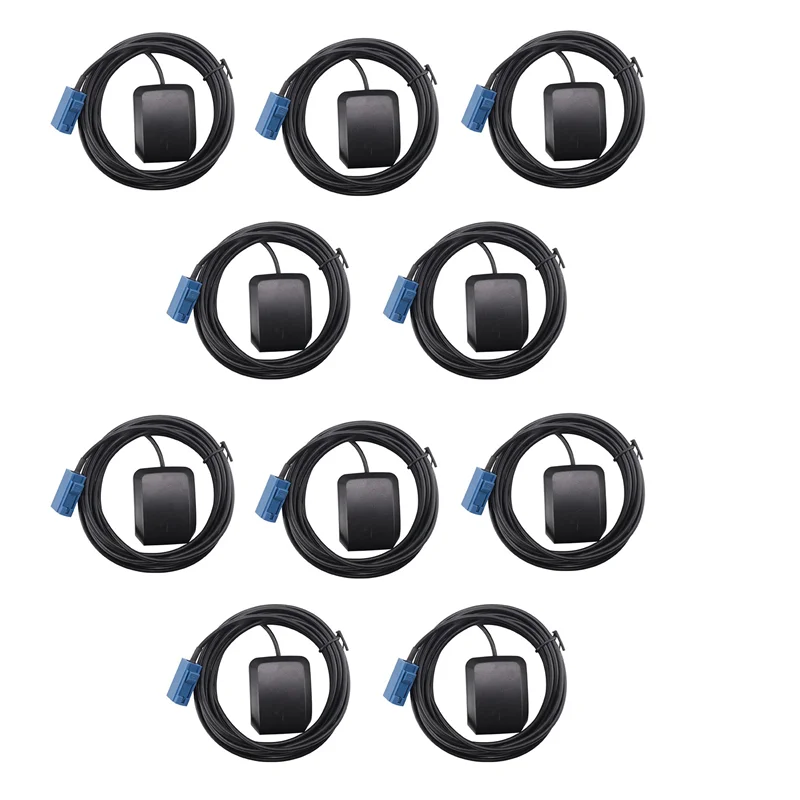 

10X автомобильная активная GPS-навигационная антенна Fakra C синяя автомобильная антенна для Ford Dodge RAM GM GMC Jeep-BMW-