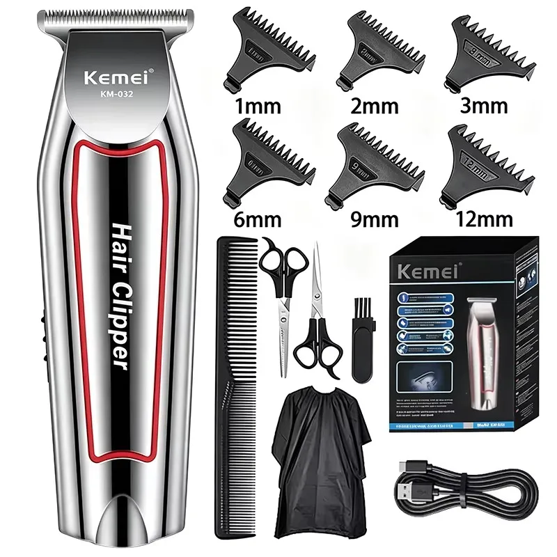 KEMEI Profession Hair Trimmer Electric Beard Trimmer for Men Hair Clipper Hair Cutter Machine Hair Cut Grooming  KM-032
