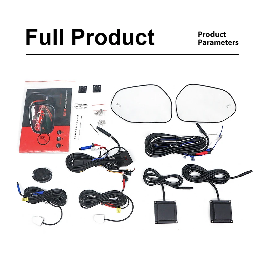 Car Mirror Radar Detection Device For Alfa Romeo Giulia 2015-2025 BSD BSM BSA Blind Spot Monitoring System Assist Lane Changing