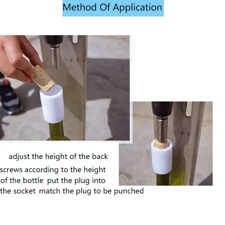 Capping Machine Press Table Wine Cork Bottle Champagne