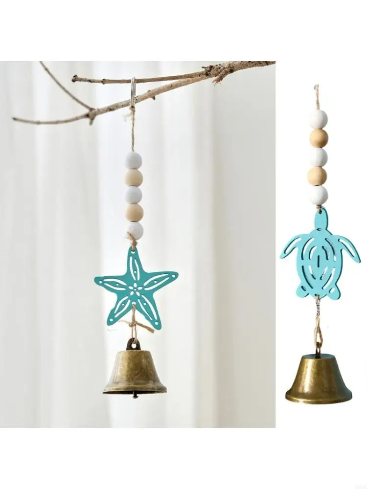 Seahorses/Starfishs Wind Chimes Hanging Decors,Mediterraneans Beach Home Decors X3UC