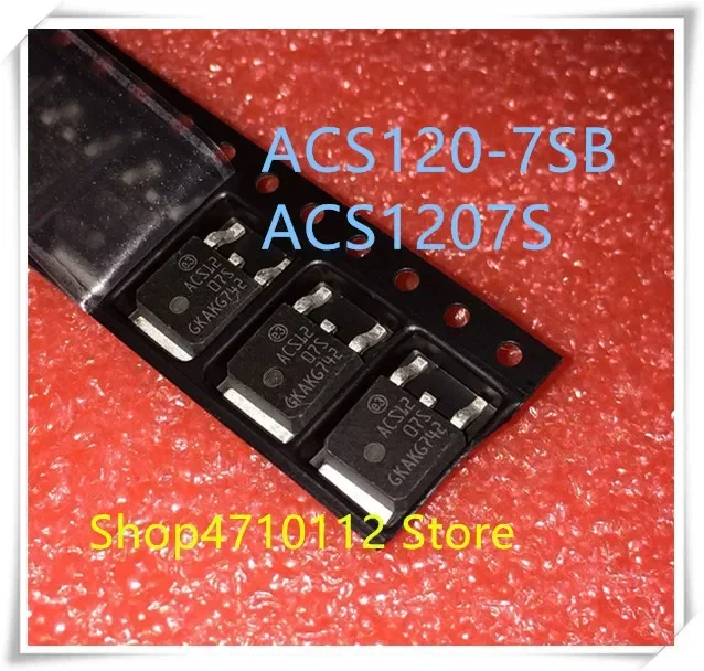 NOVO 10 PÇS/LOTE ACS1207S ACS120-7SB ACS12 07S TO-252 IC