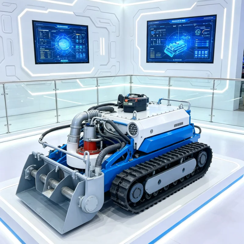 Customized Underwater Dredging Robot Automated Dredging System For Municipal Drainage System Sludge Cleaner Tool