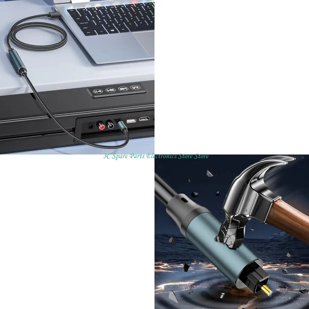 

УСБ кабеля оптического цифрового волокна СЗ 24Бит к передаче конвертера СПДИФ