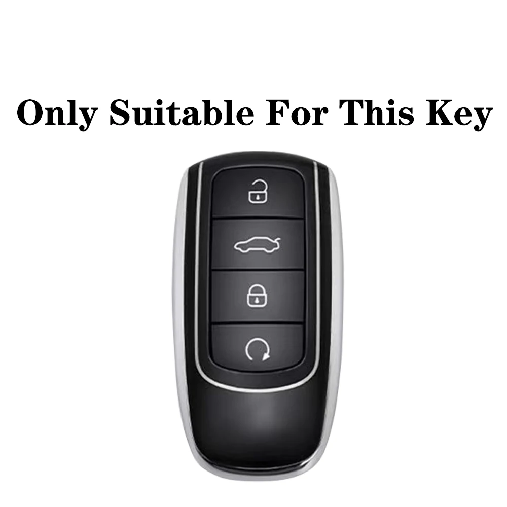Luxury New 100% Silicone Cover Case For Chery Omoda 5 C5 Tigo 7 8 Pro Max Tigo 7 8 Plus Arrizo 5 Plus Car Key Holder Accessories