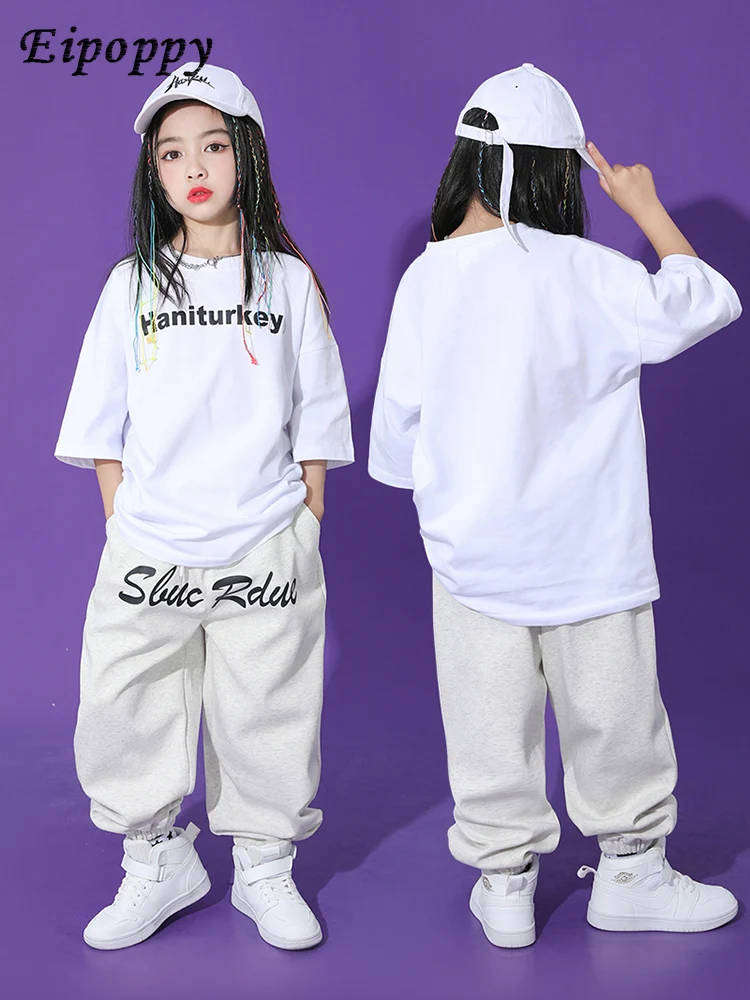 Taniec uliczny dziecięca odzież chłopięca modne przystojne spodnie z krótkim rękawem Hip Hop odzież dziecięca modna marka Hip Hop