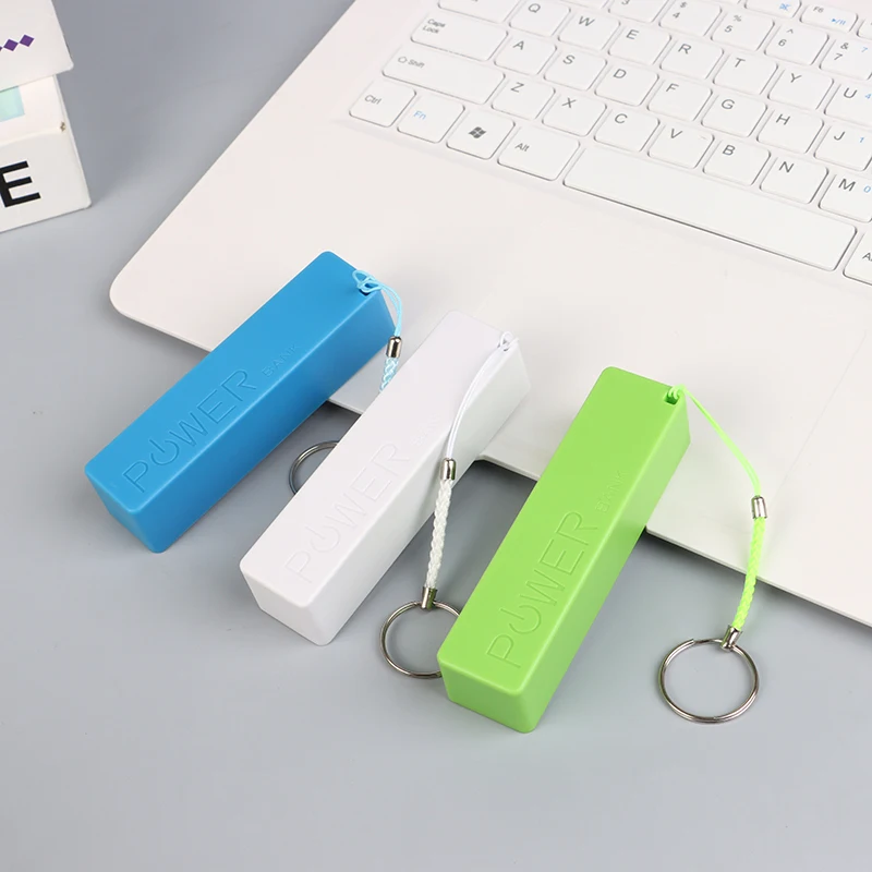 Mobile Power Bank Charger Battery Pack For Case DIY Box Protable Colorful Stroage Box