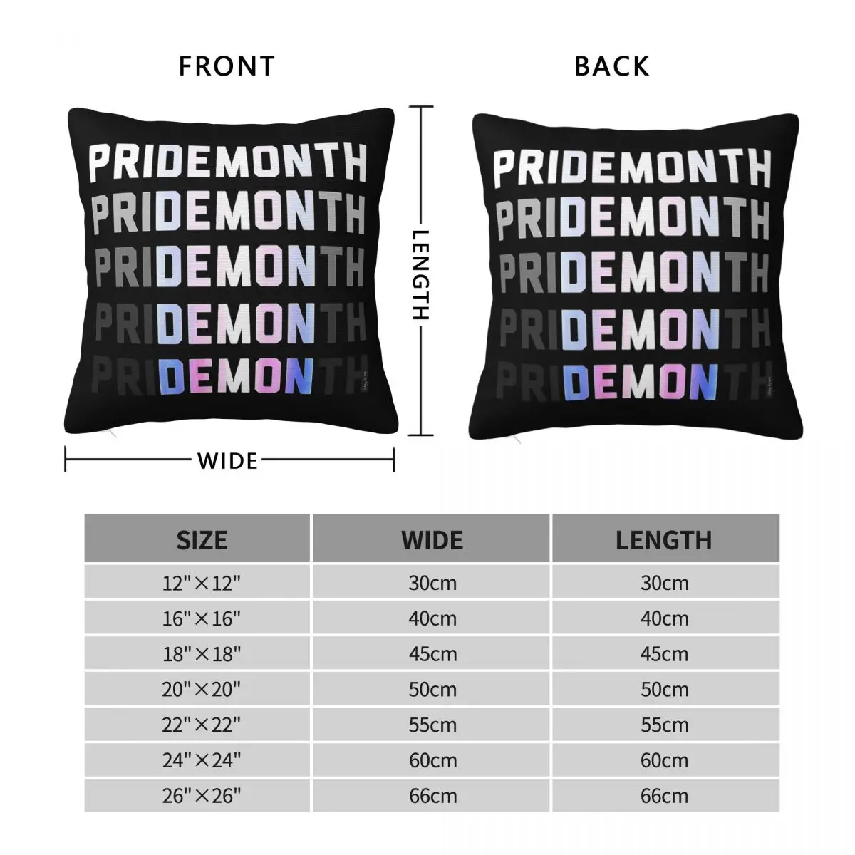 Pridemonth Trans Square Pillowcase Polyester Linen Velvet Pattern Zip Decorative Throw Pillow Case Home Cushion Cover 45x45