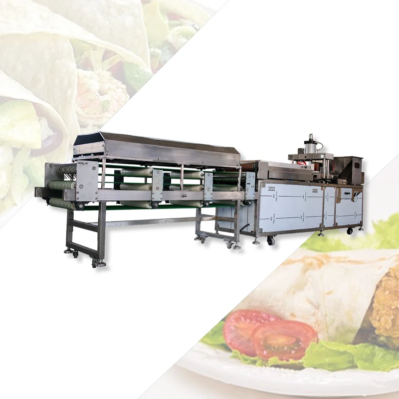 200 pcs/min Industrial Tortilla Making Machine Chapati Making Machine Pancake Tortilla Maker Machine For Food Processing Machine