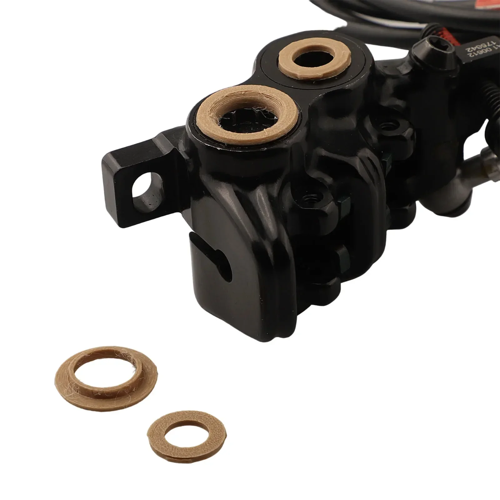 Anel de cobertura colorido, kit de pinça de 4 pistão, material abs, acessórios de freio de bicicleta, capa de freio de alto desempenho para magura mt5