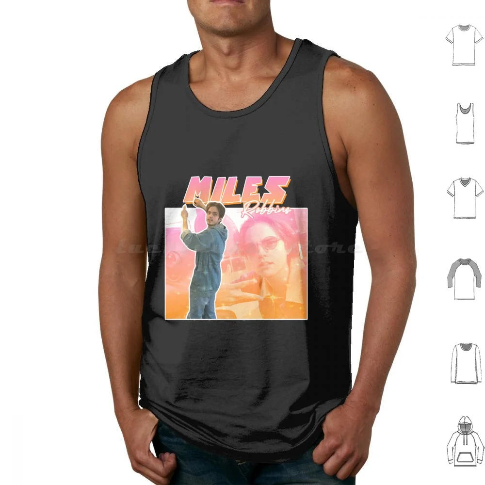 Miles Guthrie Robbins Retro Vintage Design Tank Tops Print Cotton Quarry Summer Camp Interactive Storytelling Horror Games