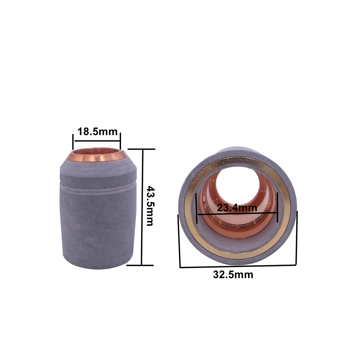 1PCS A141 P141 PC0101 Cutting Gun Shield Cup Outside Nozzle Plasma Cutter Torch Consumables