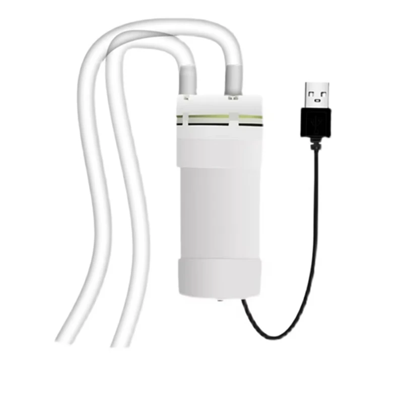 

USB мини-водяной насос, маленький тихий 5 В, USB-водяной насос, фильтр для рыбного пруда, мини-аквариум, аксессуары для фонтана-VVBC
