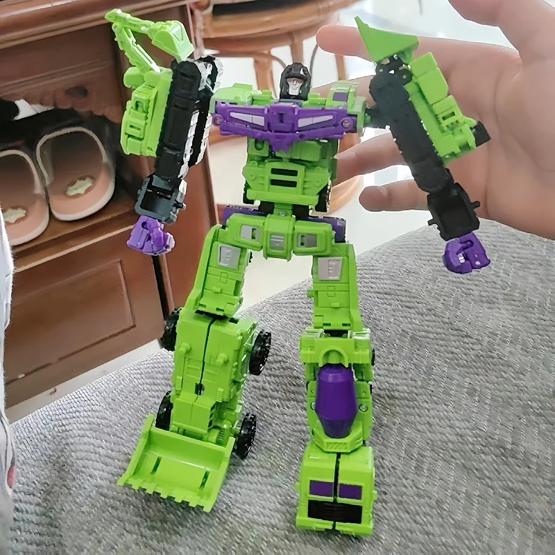 Giocattolo di trasformazione originale Dx9 Modello verde Trasformazione di film Collezione di action figure Regalo di compleanno per bambini 20 cm