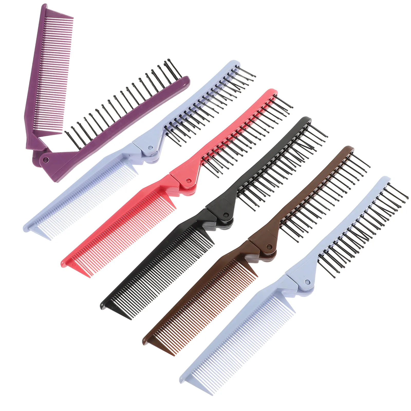 

5Pcs Salon Combs Premium Material Comfortable Grip Styling Barber Tools for Women Men Curly Hair Flat Top Comb