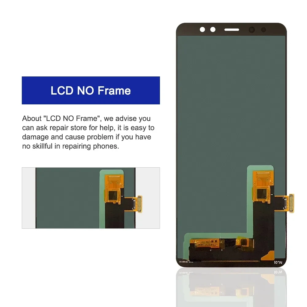 OLED High Quality For Samsung Galaxy A8+ 2018 A8Plus A730 LCD Display Touch Screen,For Galaxy A8 Plus A730F Display Replacement