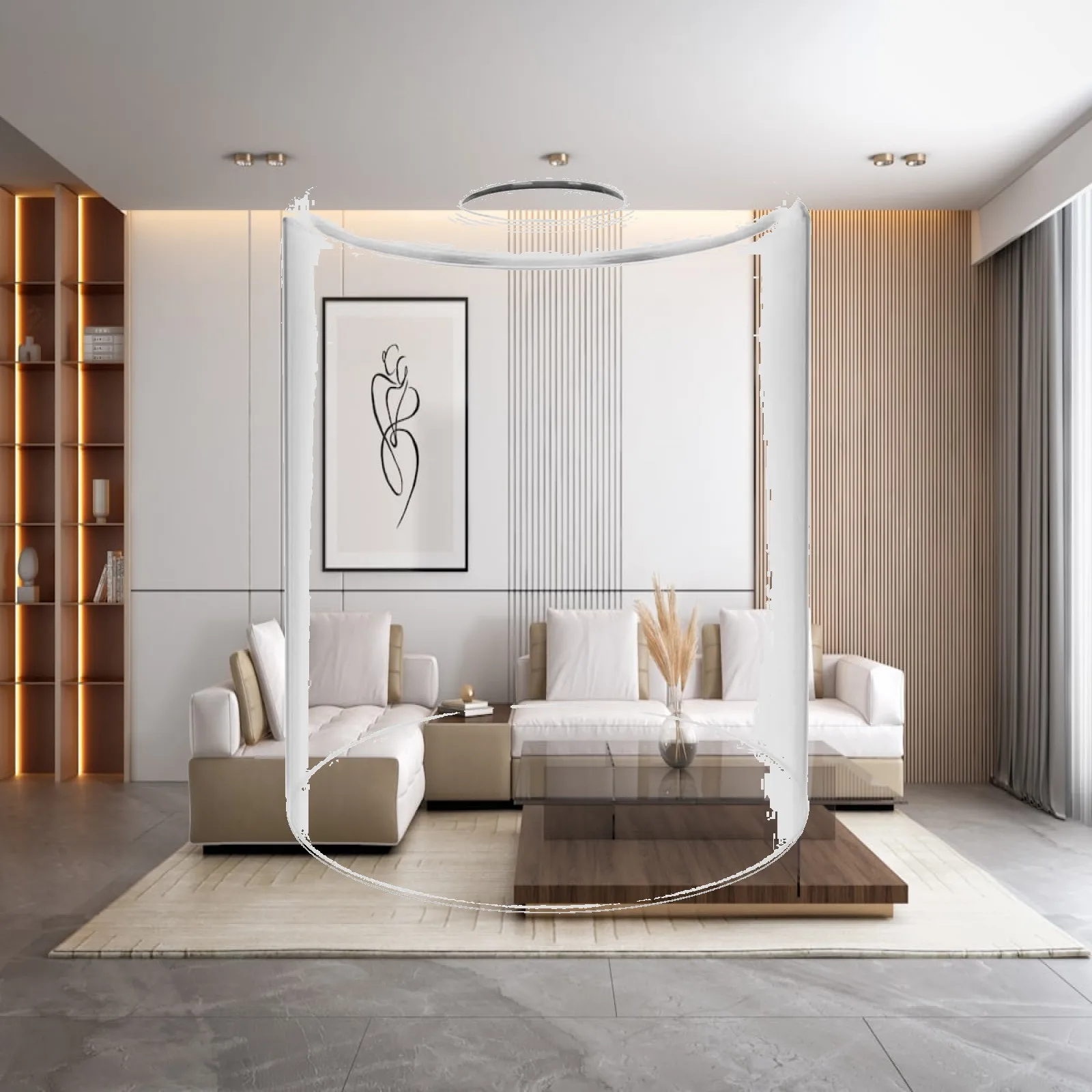 Glass Lamp Shade E26 Lampshade Glass Shade Transparent Decor Light Cover for Chandelier Hotel Home Living