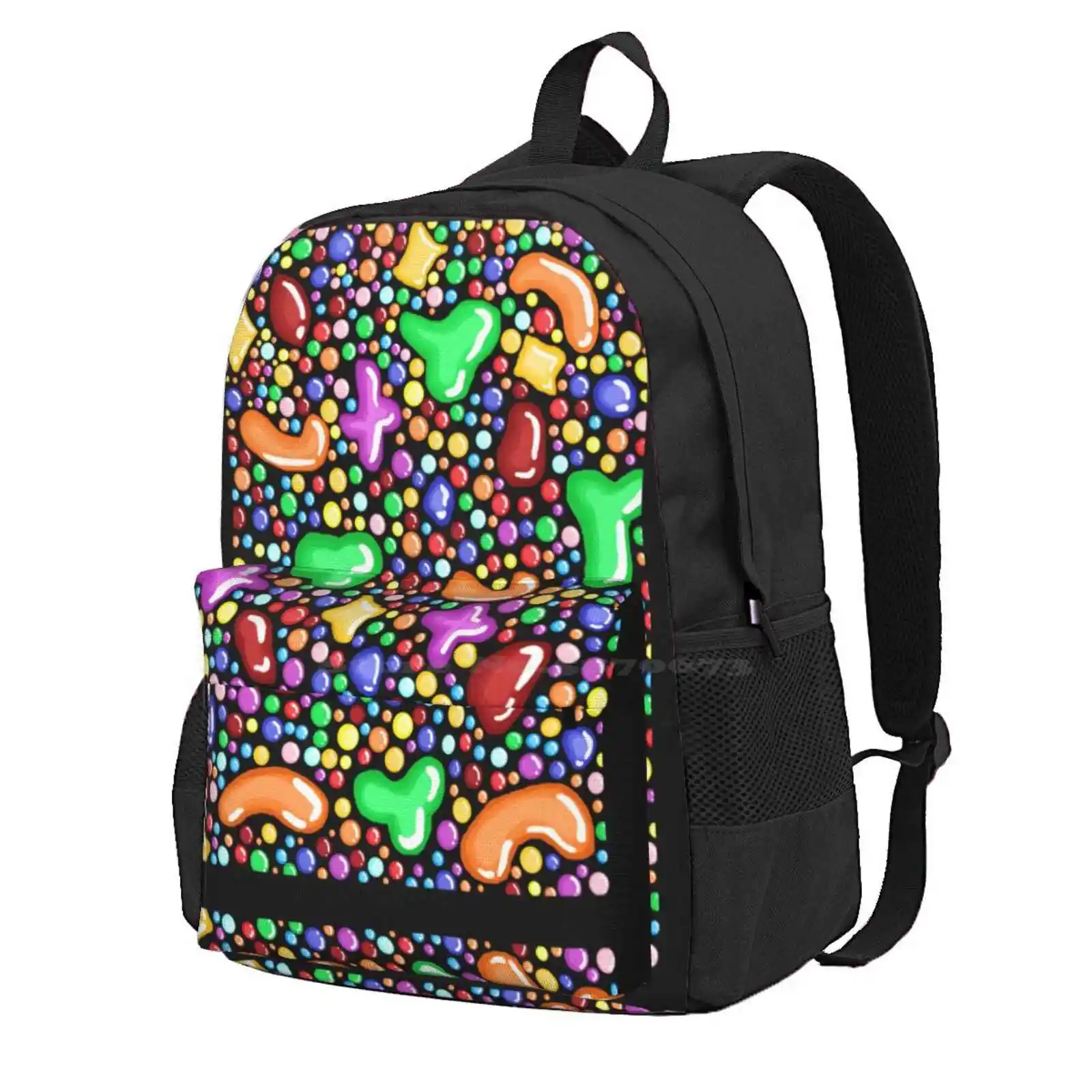 Jelly Scrambles Hot Sale Schoolbag Backpack Fashion Bags Cute Cartoon Jelly Blob Random Colours Bright Highlights Fun