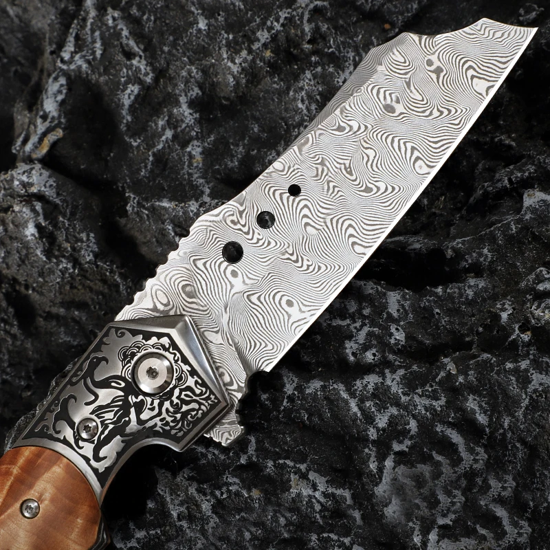 High-quality Damascus steel fo - огляд і ціна Outdoor Adventure Hunt