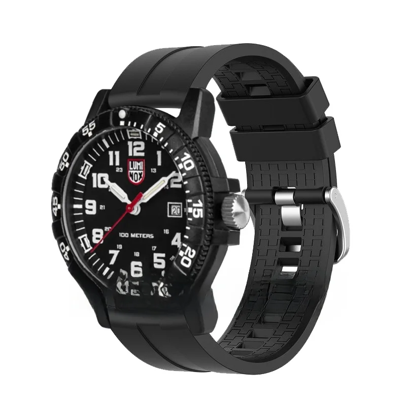Luminox Watch Band Turtle Series High Quality Eco-Friendly Silicone Wristband Sports Waterproof Suitable for COMLYO Brand
