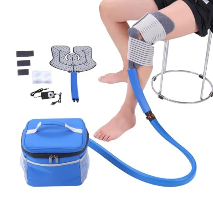 

Medical Cold Therapy System Ice Machine for Knee Pain Relief Cryotherapy Freeze Kit with Universal Pad for Shoulder Ankle Back