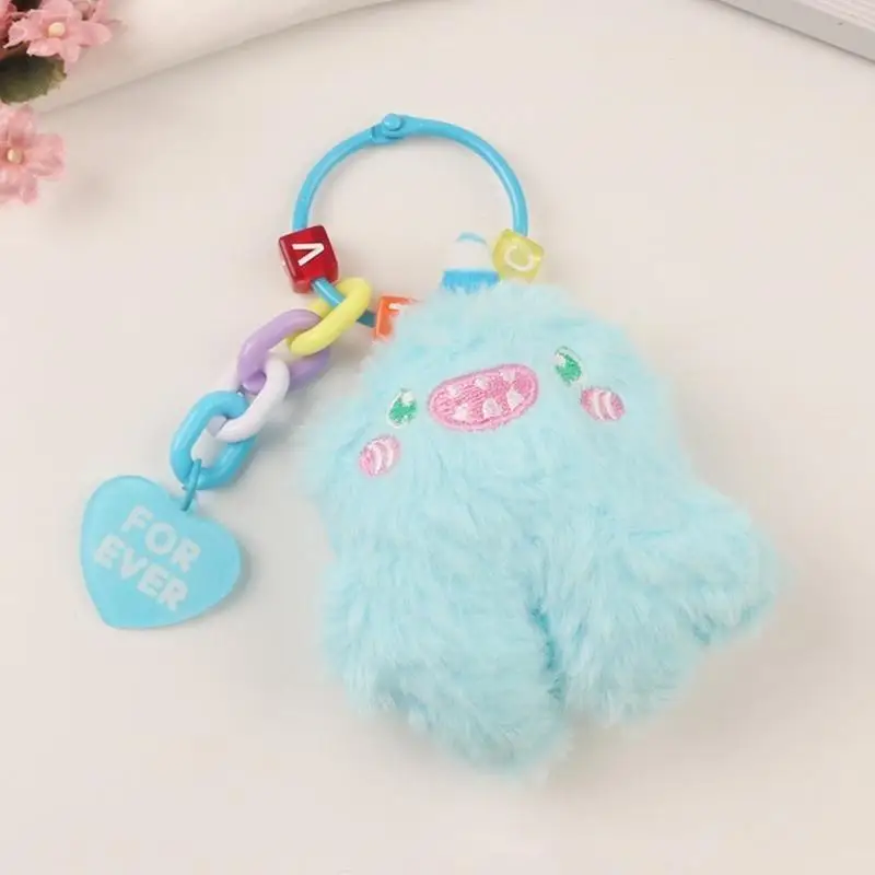 

31BB плюшевый брелок с милыми монстрами, уникальный брелок для ключей с мягкой куклой для детей и взрослых, украшение для кулон