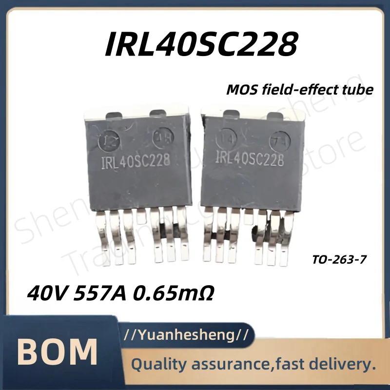 5-10pcs/ Original IRL40SC228 557A 40V L40SC228 Patch TO-263-7 N channel 40V 557A Field effect MOS tube 40SC228 40V