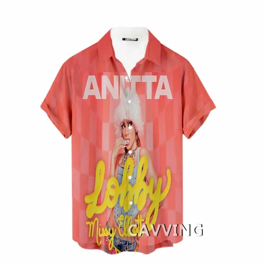 CAVVING 3D Printed  Missy Elliott Fashion Casual Shirts Men's /Women's  Short Sleeves Loose Breathable Shirts