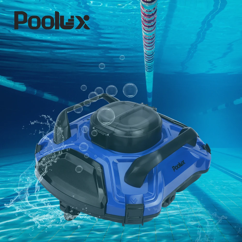 Robotic Pool Cleaner Wireless Cordless Swimming Pool Vacuum Automatic Underwater Bottom Pool Cleaner For Floor